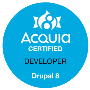 bamelhs's tweet photo. الحمدلله 💚💚 ~
I just passed @acquia Certification exam (D8 Site builder - D8 Developer).
Now I become a Drupal 8 @acquia Certified.

I’m thankful for being a member of @sharedtech_ksa team 🤷🏻‍♂️💚 https://t.co/FSsEcqUUu2