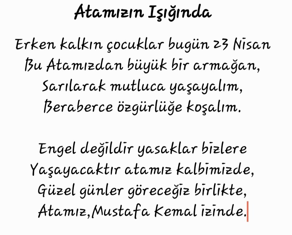 ErkinUlus's tweet photo. #obizicoksevdi #23Nisan #CalarSaat #aksam7 #survior2020 #FOXAnaHaber #imamoğlu #FatihPortakal #23NisanKutluOlsun #100YıllıkEgemenlik #MustafaKemalATATURK #TuerkcueNesil #evdebayramvar #AKPdenÖnce #sanabağlı #burdayım #EvdeHayatVar #23NisanKutluOlsun #AsirlikGurur #Ramazan #cıldır https://t.co/hYyflaeFsH