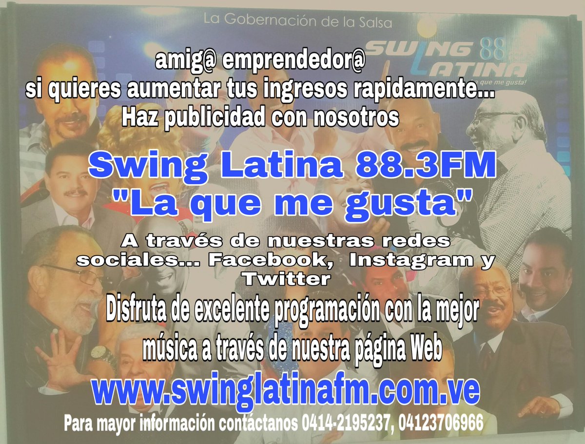 swinglatina's tweet photo. Te invitamos a formar parte de esta gran familia! Y recuerda... Quedate en casa! https://t.co/FMryvyWBNY
