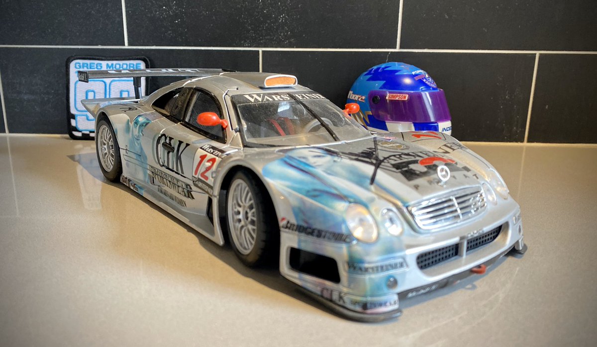 champwebdotnet's tweet image. One of my coolest pieces of memorabilia a 1:18 1997 Mercedes CLK FIA GT ride driven by #GregMoore

#redglovesrule