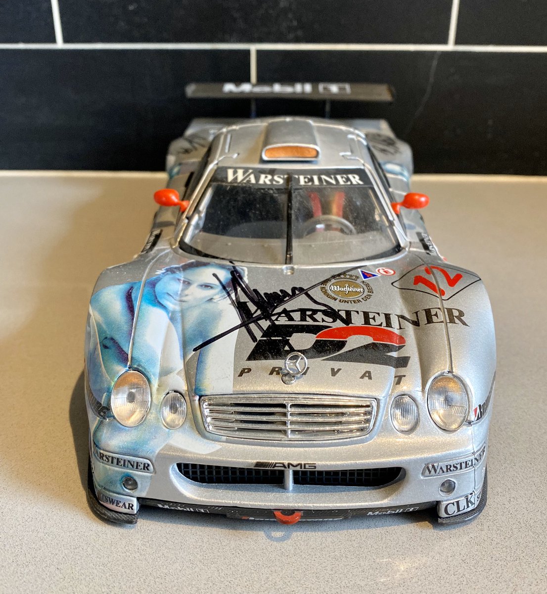 champwebdotnet's tweet image. One of my coolest pieces of memorabilia a 1:18 1997 Mercedes CLK FIA GT ride driven by #GregMoore

#redglovesrule