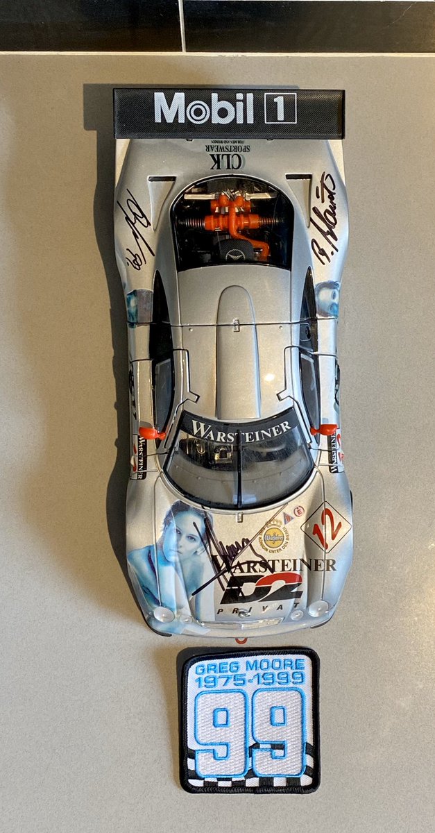 champwebdotnet's tweet image. One of my coolest pieces of memorabilia a 1:18 1997 Mercedes CLK FIA GT ride driven by #GregMoore

#redglovesrule