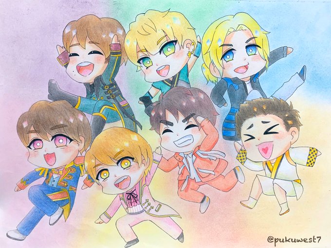 ジャニーズwestがデビュー6周年迎えて夢を抱きしめてこれからも走り続けますのtwitterイラスト検索結果