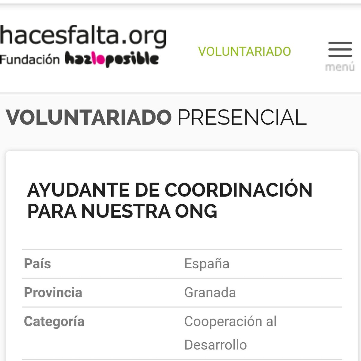 sappngo's tweet photo. 🔊Necesitamos #ayudantedecoordinación Desárrollate con nosotros en un proyecto ilusionante y conoce en profundidad nuestros 7 proyectos en #África No dejes pasar esta oportunidad única de aprender y ayudar #voluntariadogranada Mándanos tu candidatura en https://t.co/cHNESeQ8nV https://t.co/jPzqH2kARn