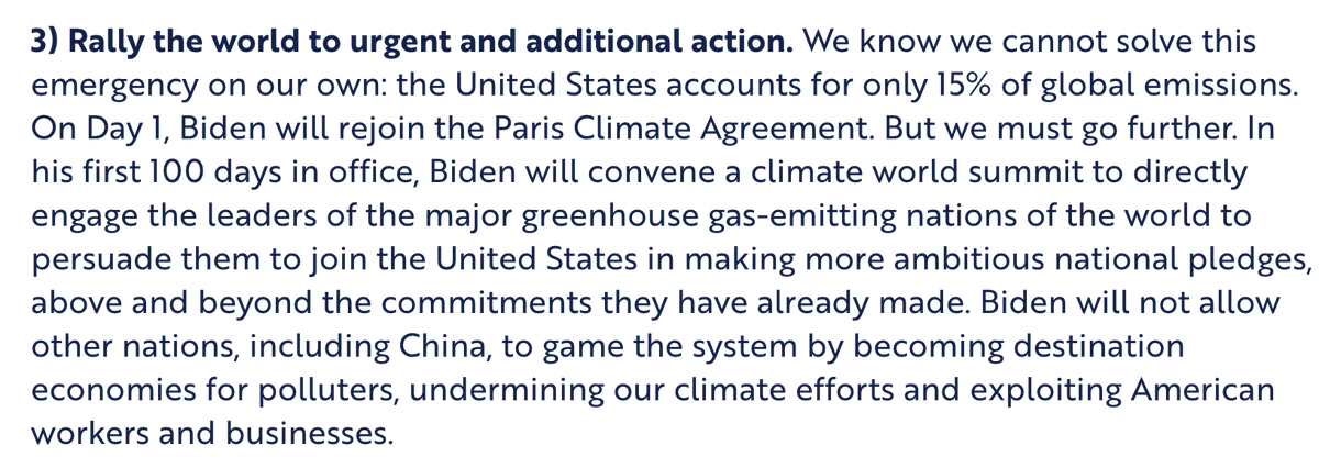 3) Biden will rally the world to urgent and additional action.