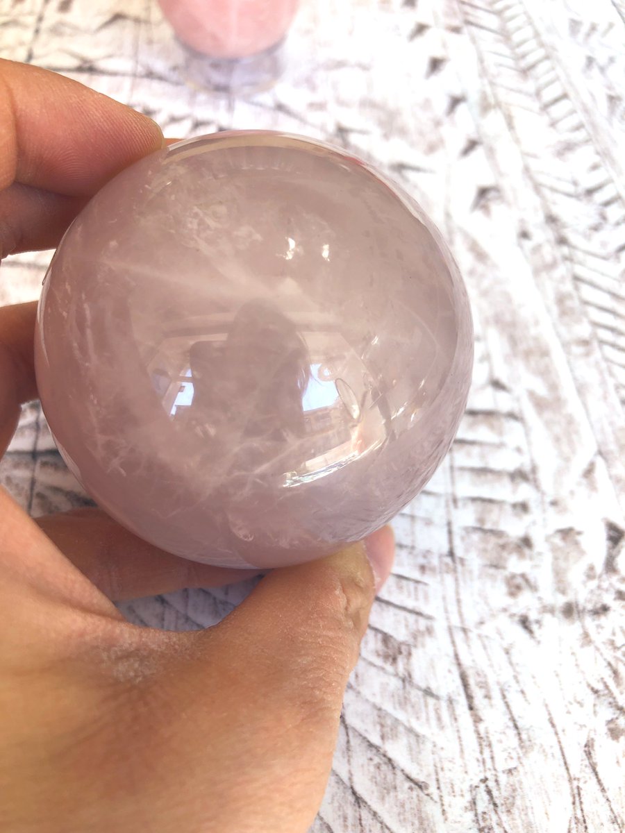 BekahSheppard's tweet photo. Rose Quartz Sphere #2 https://t.co/gwqKLXLu0h