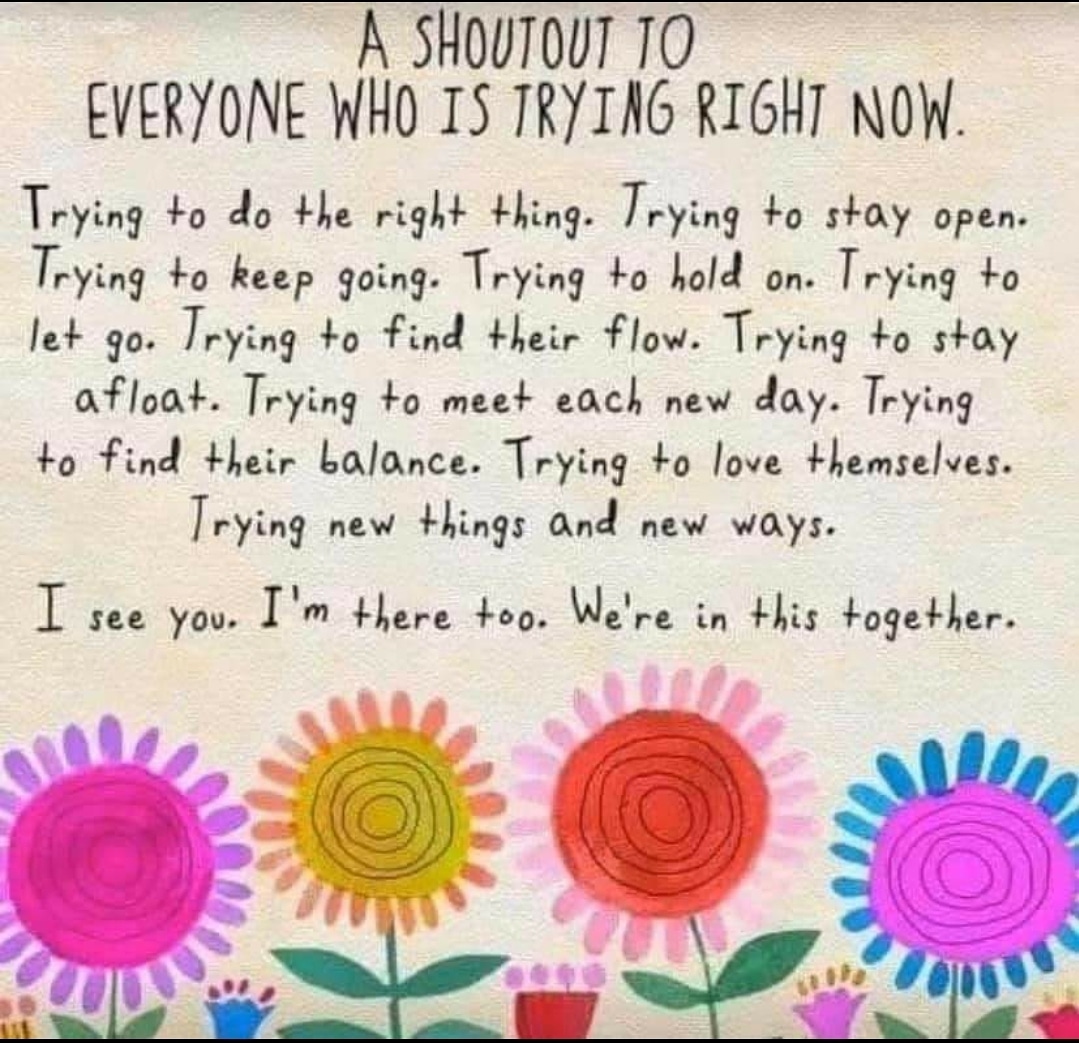 WeinsteinEdu's tweet photo. All we can do is our best. 

Keep going. 🧡 https://t.co/CPX7wSUtKI
