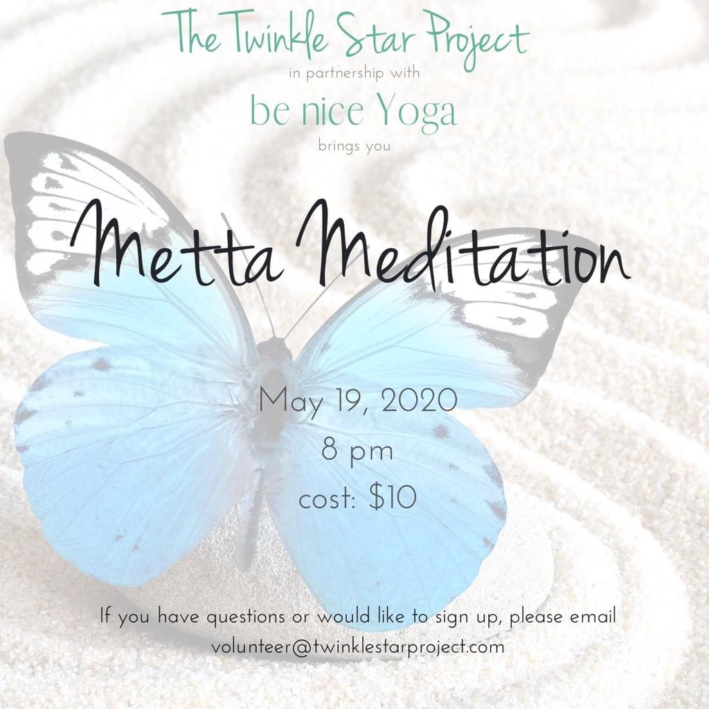 On what would have been his 3rd birthday, join the Twinkle Team & Krista of Be Nice Yoga for a virtual “Metta Meditation” 

Missing you Kaiden....🦋 #perinatalloss #miscarriage #stillbirth