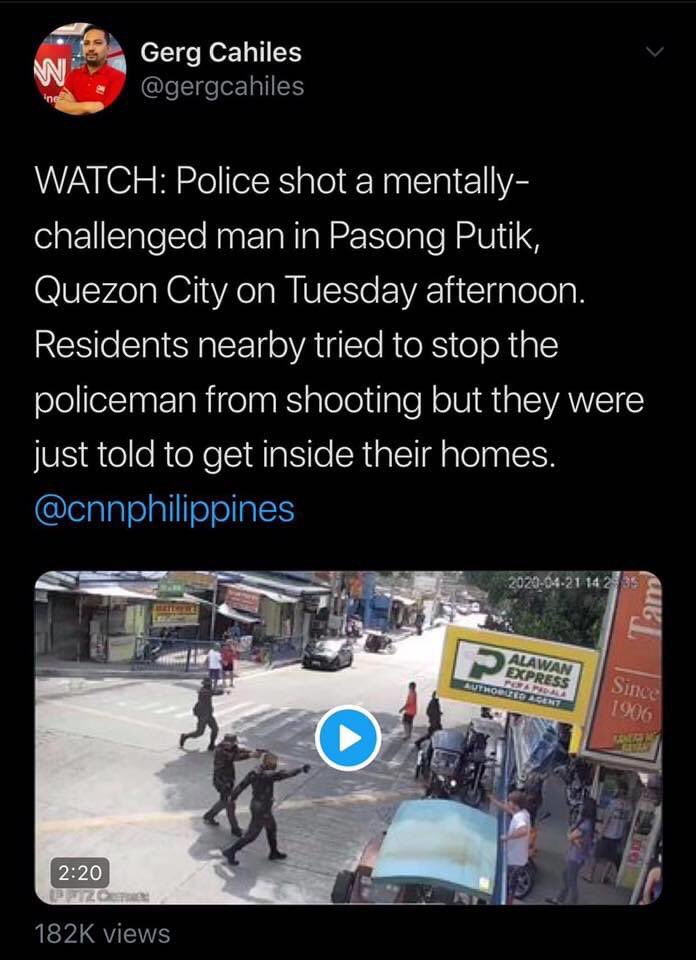 dodypena3's tweet photo. I believe in Trump when he said @CNN is the real purveyor of fake news or news twister to fit the narrative they want. See how @CNN tried twisting the shooting in QC? #ExposemsmHypocrisy #DuterteCares #ProtectAFP https://t.co/xtlLtrPjOD