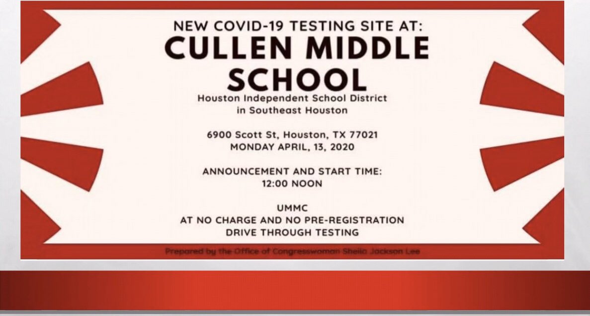 NoraLemon1's tweet photo. We are still testing !!!! Stop by Cullen today for testing ! https://t.co/hwDpFupYNu