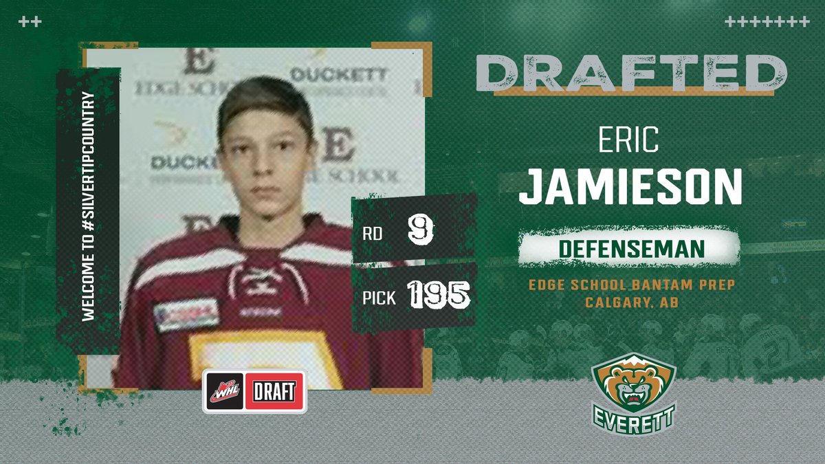 WHLsilvertips's tweet image. WELCOME // Calgary ➡️ Everett 

Hello, Eric Jamieson. 

#LetsGoTips x #WHLDraft