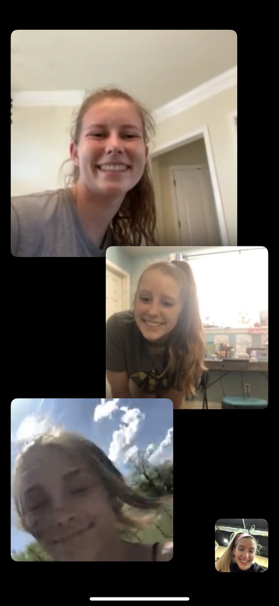 FaceTime workouts with some of my girls! Love and miss <a href="/ROHOVolleyball/">RiderVolleyball</a>