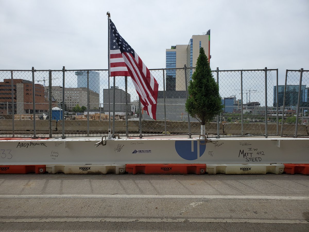 BELLConstCo's tweet photo. #ToppingOut may look different during #socialdistancing, but that didn't stop us from celebrating the work we're doing at @NashvilleYards! 🏗
We are proud of our incredible team, our partners & our subcontractors for their work!
#BELLBuilds #BELLBuildsNashville #NashvilleYards https://t.co/1drc2Lqylb