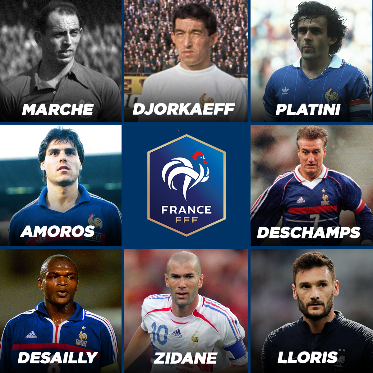 beinsports_FR's tweet photo. 🇫🇷⭐️ Quel est pour vous le capitaine le plus emblématique de l'histoire des Bleus ? 🤔 https://t.co/NnG1XwRPoH