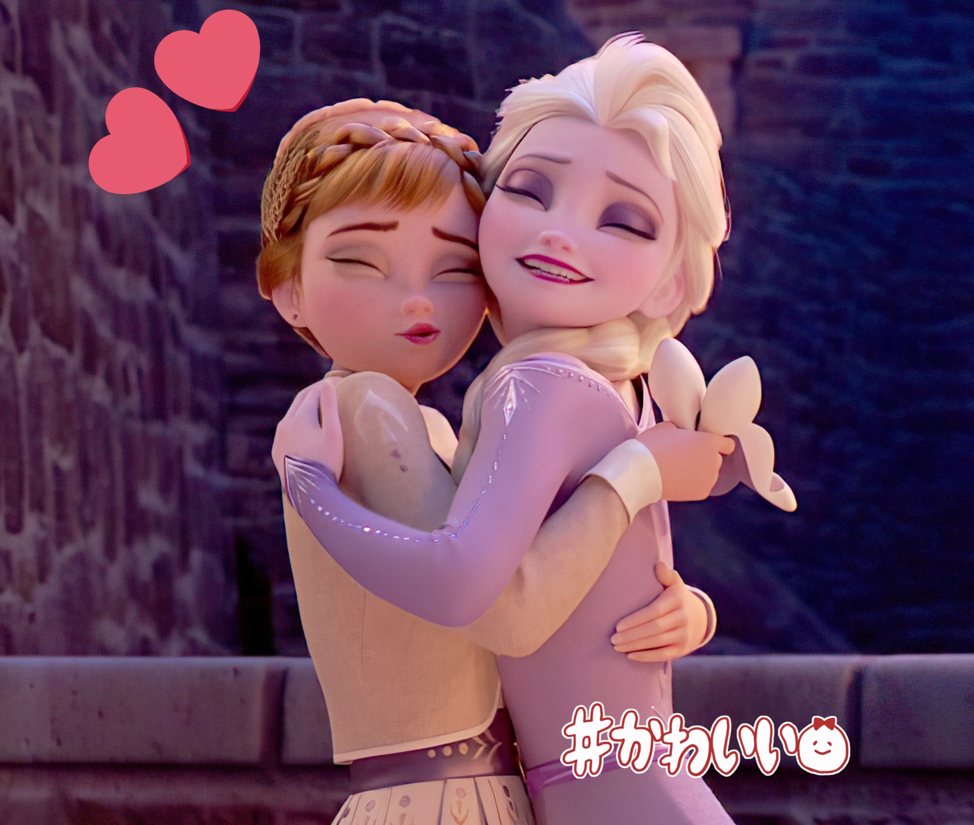 Mao アナとエルサ可愛すぎてほんと好き アナ雪2めっちゃ好きだから早く見たい 高画質で見れるの楽しみ T Co 4bijix9mkh Twitter