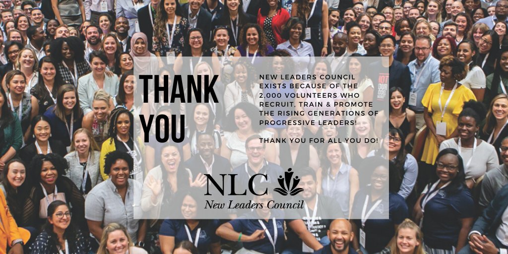 NLC's tweet photo. April is Volunteer Month! @NLC runs on the hard work, determination &amp; innovation of our 2k volunteers. To all our volunteers...thank you. Thank you for the work you do to recruit, train &amp; promote the rising generations of progressive leaders. #Volunteer #VolunteerMonth #NLCFamily https://t.co/QS4mZEXmds