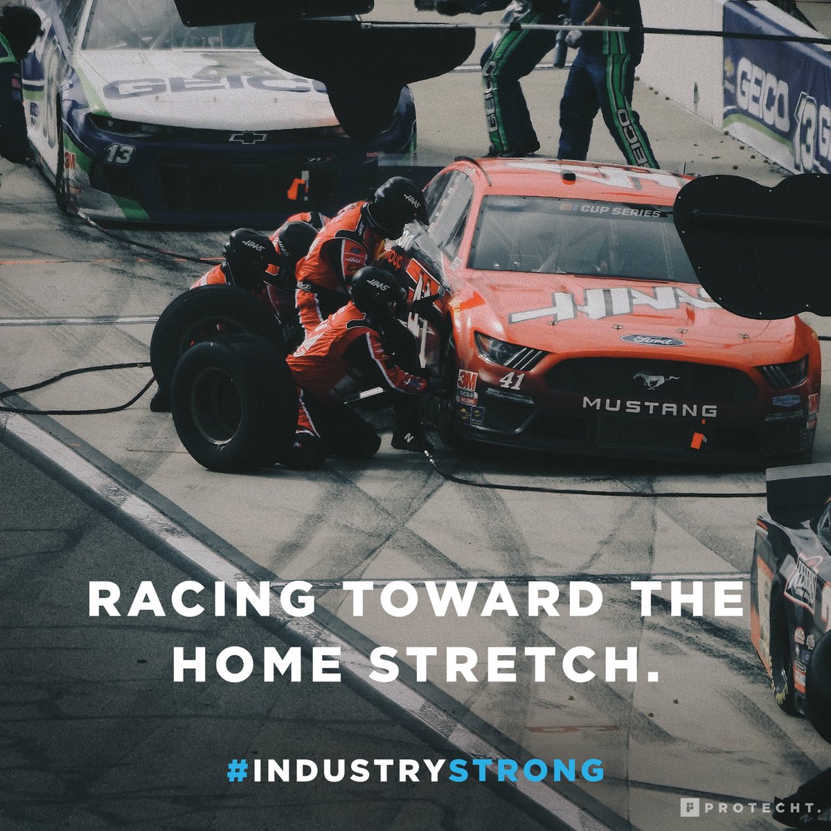 protechtinc's tweet image. We believe any and all progress is worth celebrating. So, in light of yesterday’s news about @TXMotorSpeedway:

To our friends at NASCAR: Together, we are celebrating with you and rooting for you as the race continues toward the home stretch. Together, we are #IndustryStrong.  👊🏼