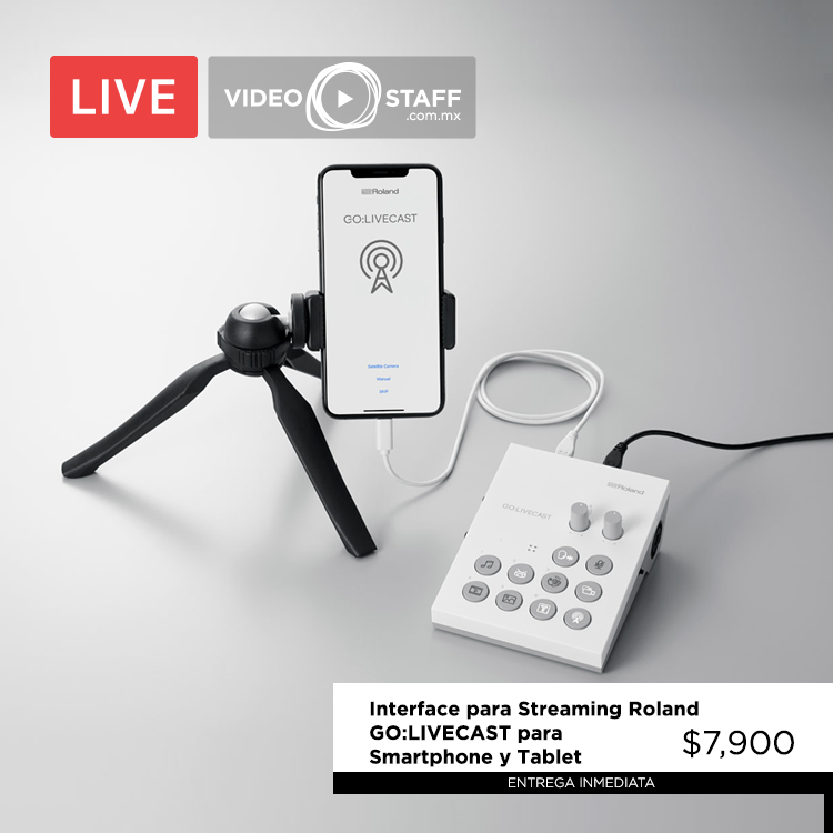videostaff's tweet photo. #Streaming - ¿Utilizas tu smartphone para realizar transmisiones en vivo? Mejora la calidad del audio, añade gráficos, multimedia y más con el #GOLIVECAST de @Roland_US.

Compra en línea https://t.co/dLGR9nInkw https://t.co/J7HBHfjzNE
