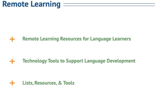 maggieessig's tweet photo. I've updated @IL_Resource_Ctr's list of remote learning resources with a NEW section on tech tools to support language development. See the list at https://t.co/f1Au0hwMng or https://t.co/v4qVkmmr0y #iledchat #ellchat #Ellchat_BkClub #elledtech https://t.co/JZupLKkYAM