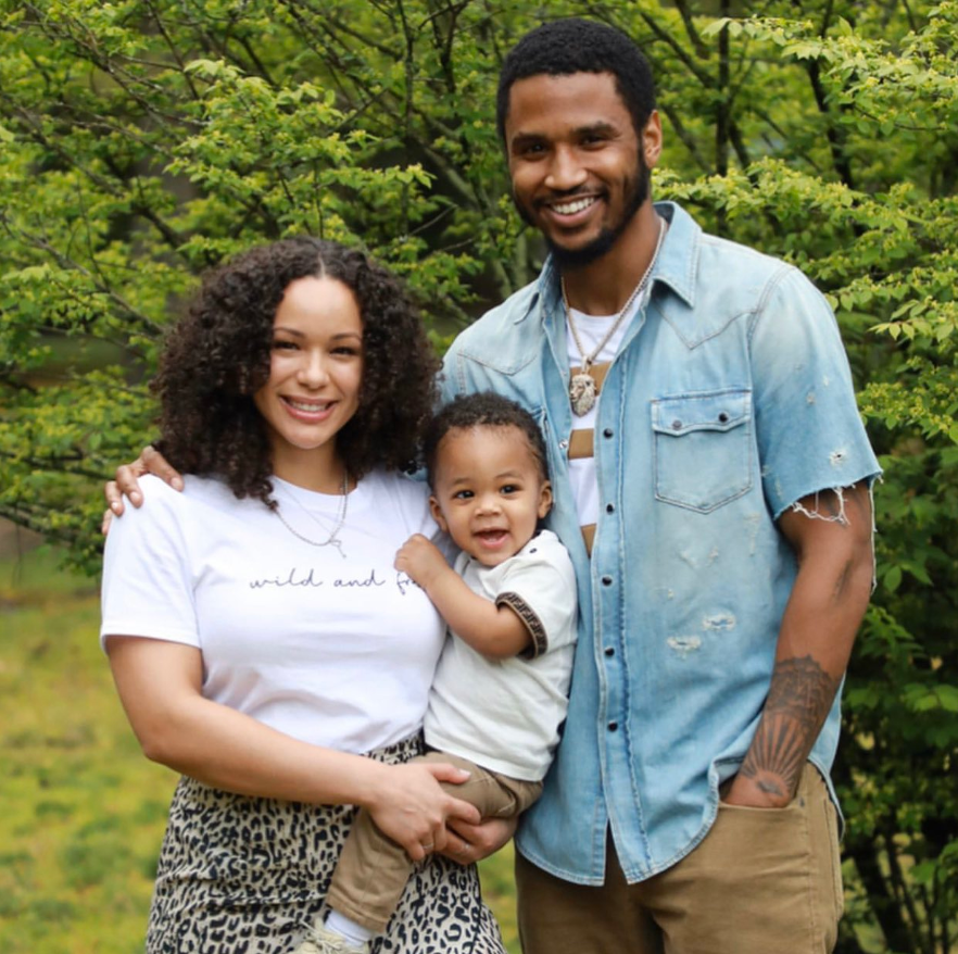 BoxBeautyco's tweet photo. Fans can finally stop asking. Trey Songz shared a photo of his beautiful family to show his appreciation for his son's mother as they celebrated Noah's 1st birthday 😍 https://t.co/hQ3z22y0w8