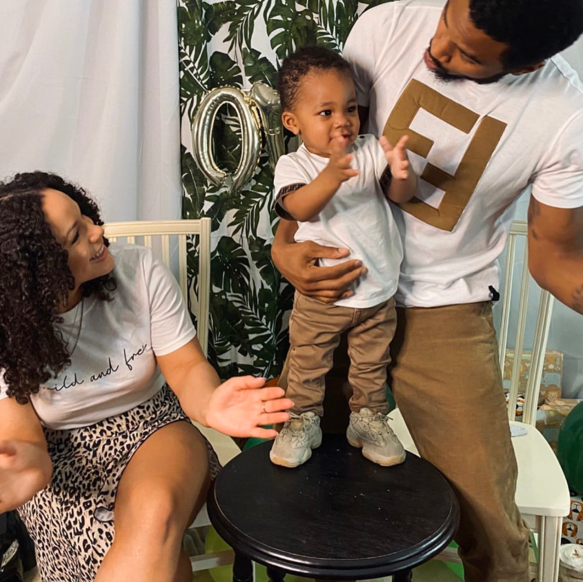 BoxBeautyco's tweet photo. Fans can finally stop asking. Trey Songz shared a photo of his beautiful family to show his appreciation for his son's mother as they celebrated Noah's 1st birthday 😍 https://t.co/hQ3z22y0w8