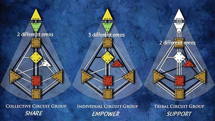 So let's talk about Human Design CIRCUITS! There's 3 of them and they will tell you A LOT about yourself depending on which circuitry/energy you are tied to the mostIndividual = Focused on change and empowerment on an individual level. They are mostly concerned with themselves