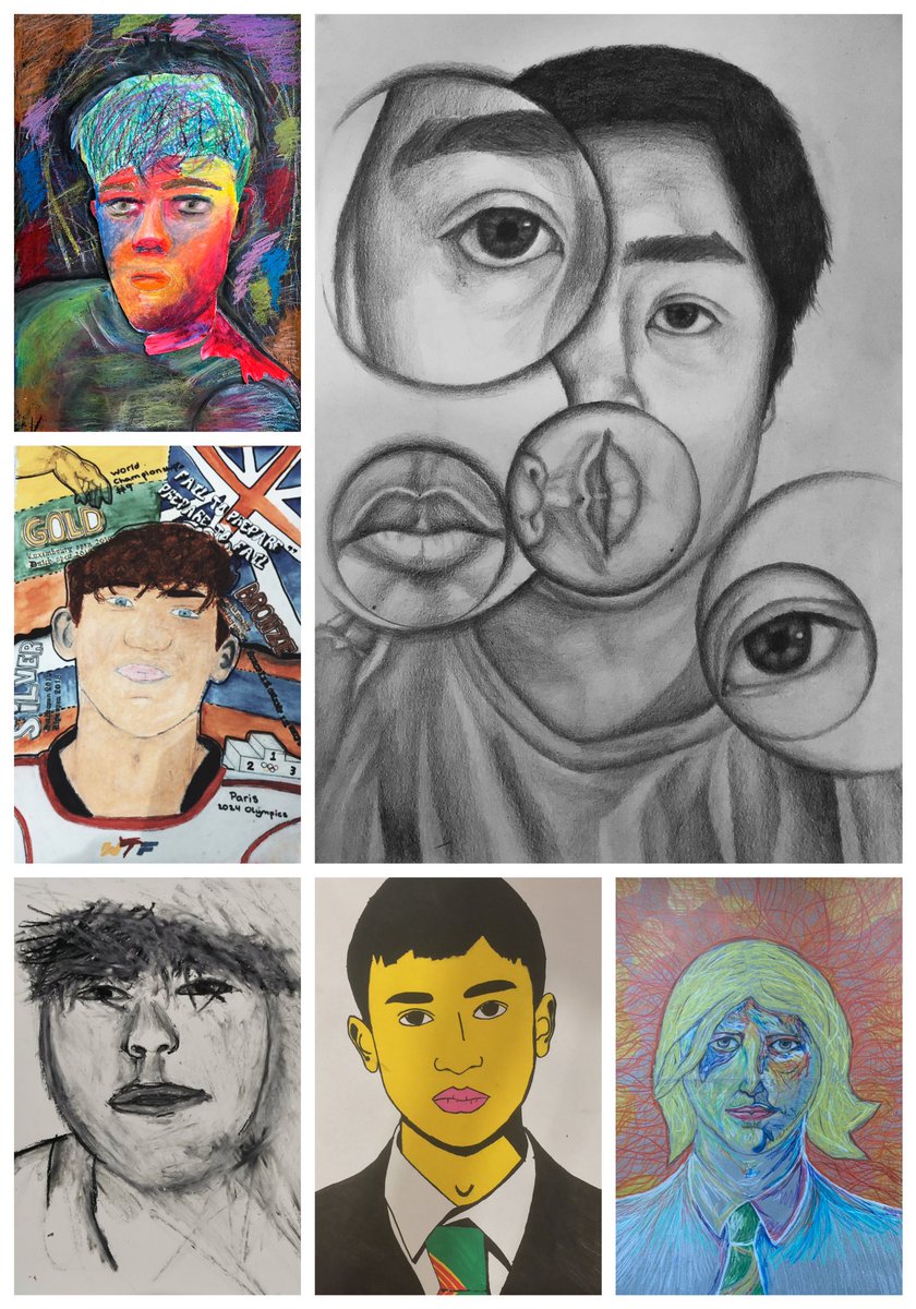 The #Year10 #KS4 #GCSE pupils continue to show their passion and commitment to their #Art work with these beautiful artist responses as part of their Identity project. Great work, boys! Take care and stay safe! #proudteacher