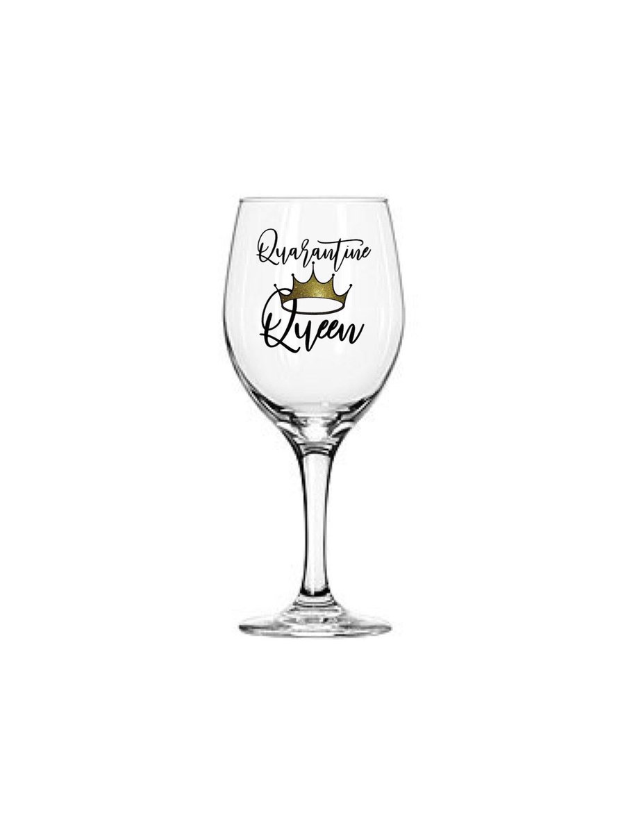 thingsmelmade's tweet image. Excited to share this item from my #etsy shop: Quarantine Queen wine glass/quarantine glass #queenwineglass #quarantinelife #quarantinequeen etsy.me/2KnKTOD