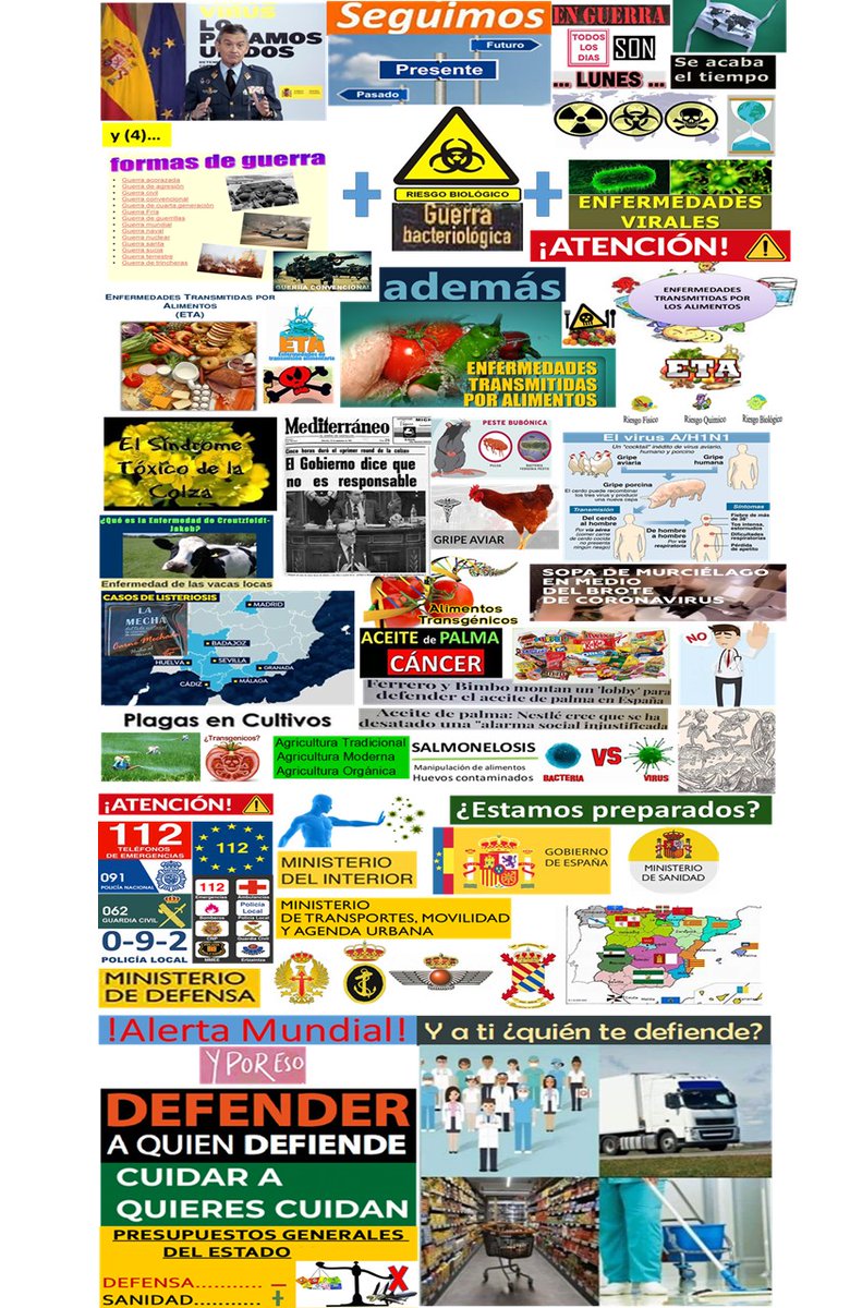 RAMVAZNEG's tweet photo. 5ª SEMANA SEGUIMOS EN GUERRA también
ENFERMEDADES TRANSMITIDAS por ALIMENTOS (ETA). Estados no están preparados.  
¿Quién nos defenderá y cuidará? SANITARI@S, LIMPIADOR@S, DEPENDIENT@S y TRANSPORTISTAS.
Dotémosles  para que puedan realizar dignamente sus trabajos profesionales. https://t.co/UbFRgwngUk
