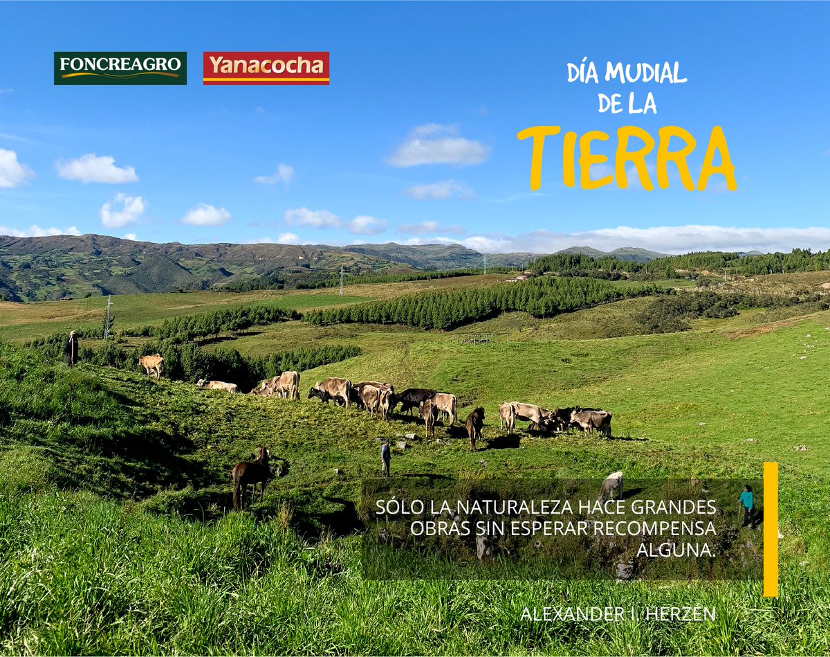 FoncreagroCaj's tweet photo. Demos gracias por las riquezas que continúa brindándonos nuestro planeta a pesar de las adversidades 🙂
#DíaMundialDeLaTierra
#DesarrolloDesdeElCampo https://t.co/KzAwn9q0rO
