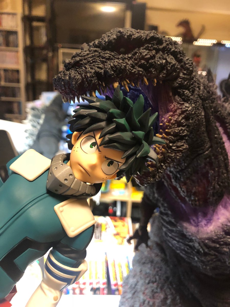 Horikoshi loves Godzilla/Gojira. Evidence? -Pics from his twitter, -probably interviews idk i'm lazy-a Godzilla-themed hero in BNHA Two Heroes designed by him-Chimera in Heroes Rising is a Gojira reference