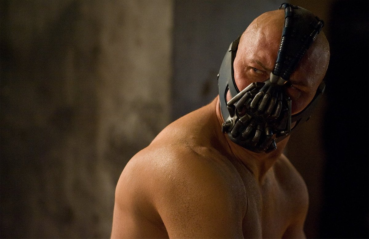 DailyTDKT's tweet photo. Did you know? In Elseworlds (2018), we can see in a wing of the Arkham Asylum a Bane mask, very similar to that used by Tom Hardy in The Dark Knight Rises. https://t.co/6XRLklodM9