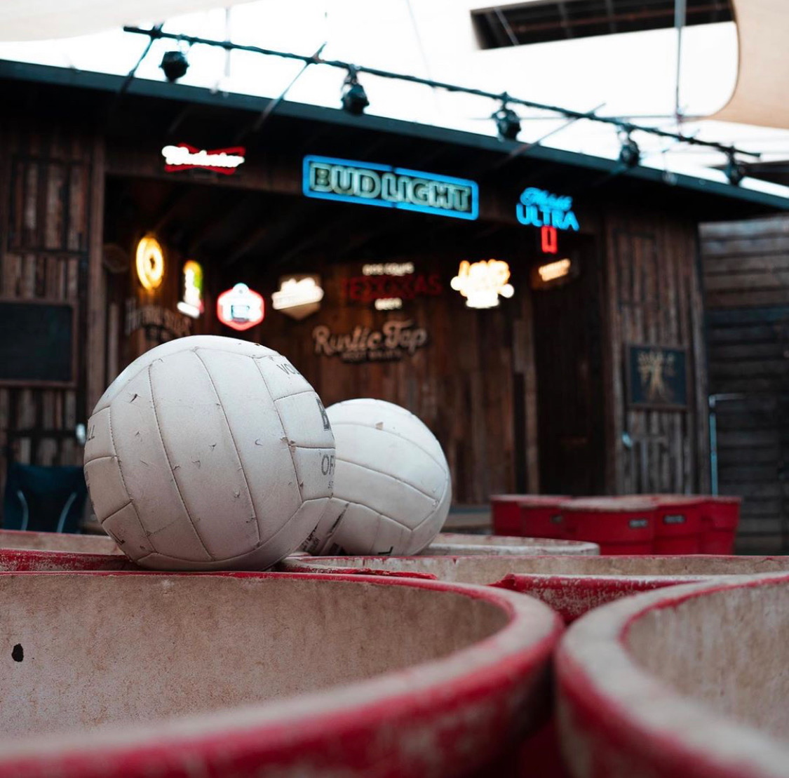 Could really go for a game of giant beer pong right about now...