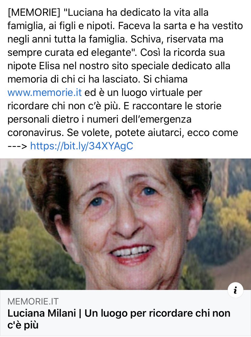 PCagnan's tweet photo. ... e poi la nipote che ha scritto su https://t.co/nz4ldMOD2N il ricordo della nonna mette il cuore al post del @mattinodipadova con la sua testimonianza. Volti, non nomi https://t.co/LBC4oQF6Y0