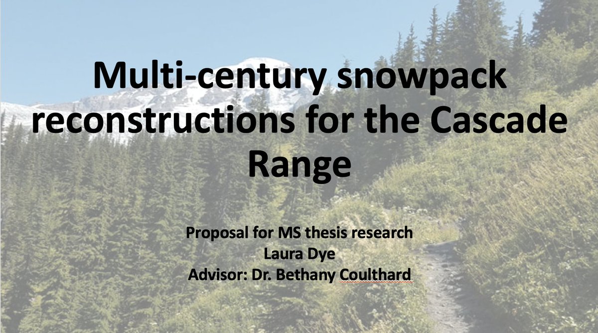 Congrats MS student Laura Dye on your successful  proposal defense today!