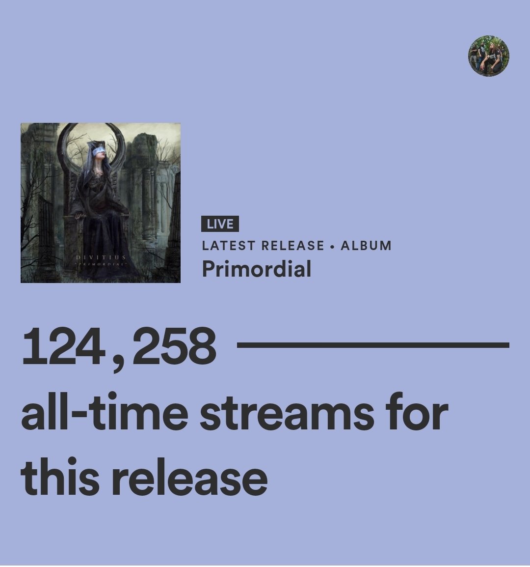 divitius's tweet image. You are all absolutely nuts. This album came out less than a week ago. Thank you from the bottoms of our hearts.