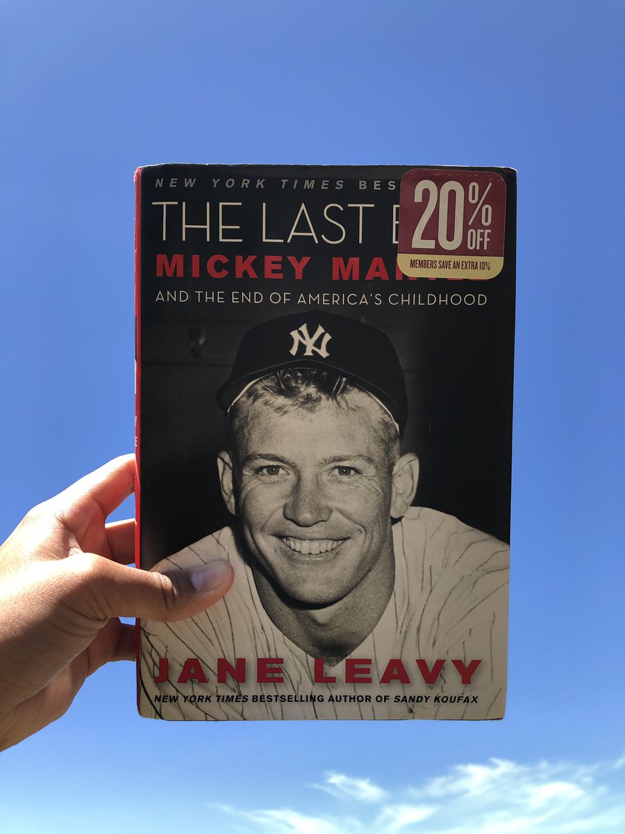 18. The Last Boy: Mickey Mantle and The End of America’s Childhood by Jane LeavyPage Count: 456 (total 5,892)Began: April 14thFinished: April 21st