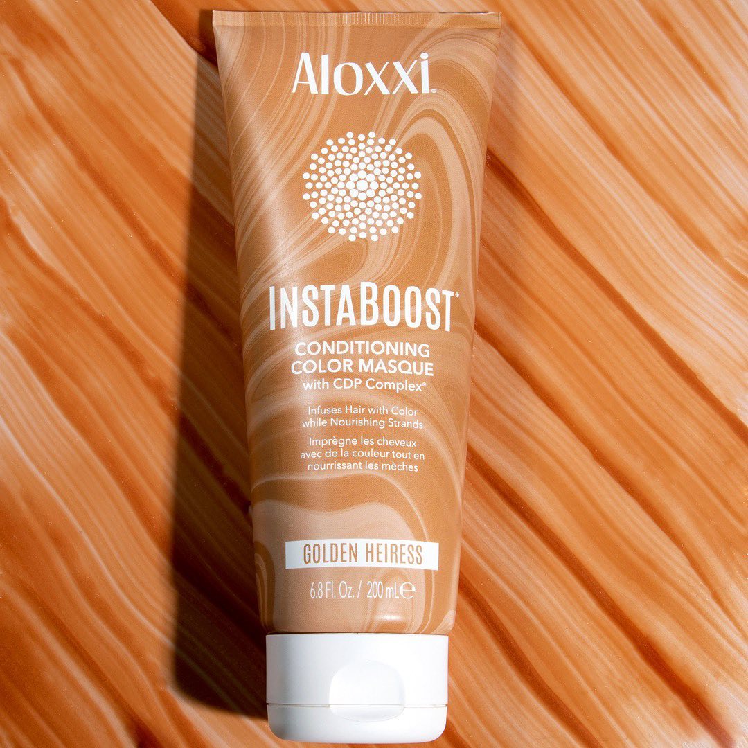 AloxxiHair's tweet photo. Refresh and renew your hair at home with INSTABOOST! Pro tip: Select one of our natural-looking shades for an added punch of shine and dimension. #INSTABOOST #AloxxiColor #Aloxxi https://t.co/rU9iZh2TkB