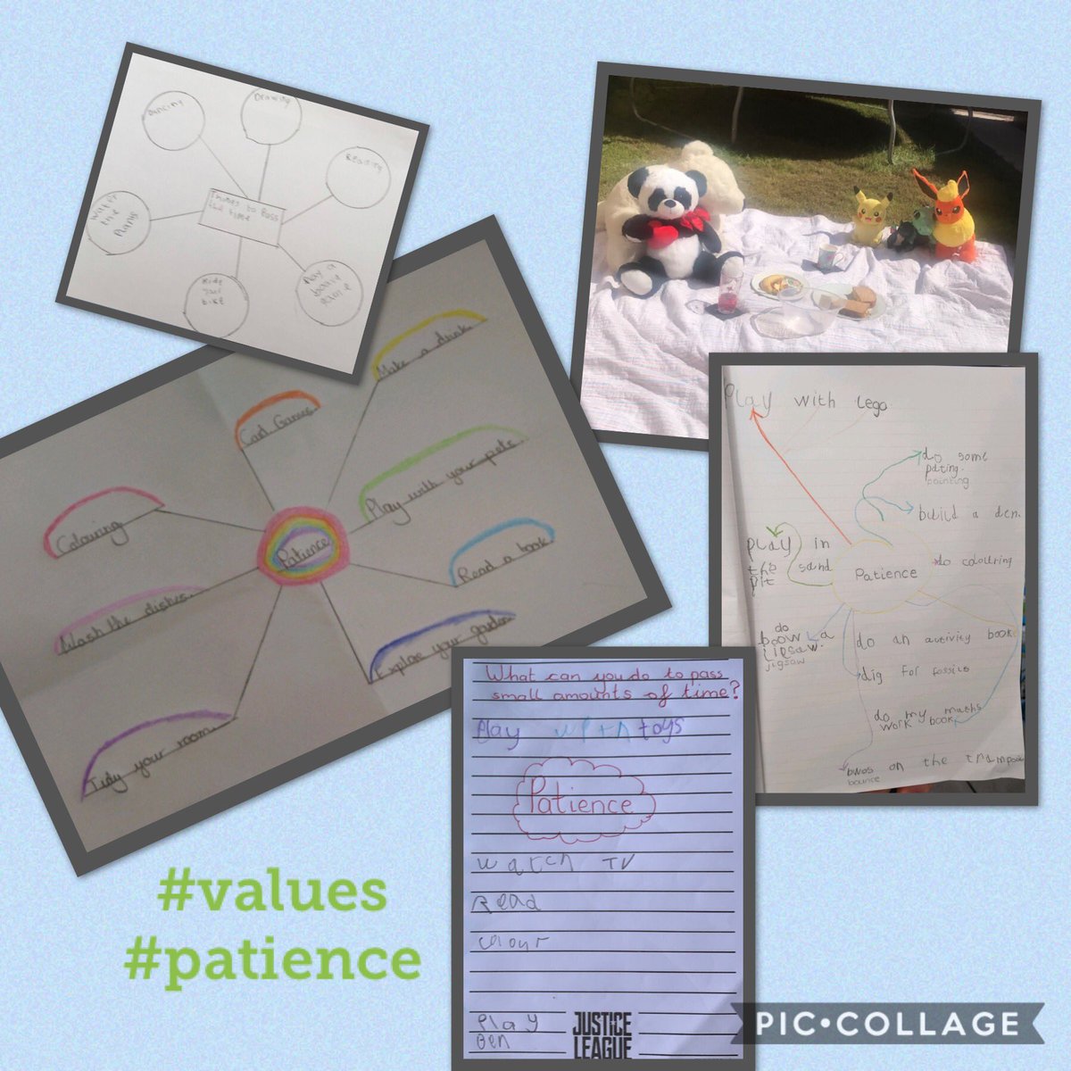 gilwern_school's tweet photo. #Gilwernlearnersathome have explored our new value of #patience from thinking of things to do if the WiFi goes down to waiting for a picnic with friends when it’s safe to do so. @vbezone #gilwernvalues #healthandwellbeing #healthyconfidentindividuals https://t.co/Oc7i92mEBB