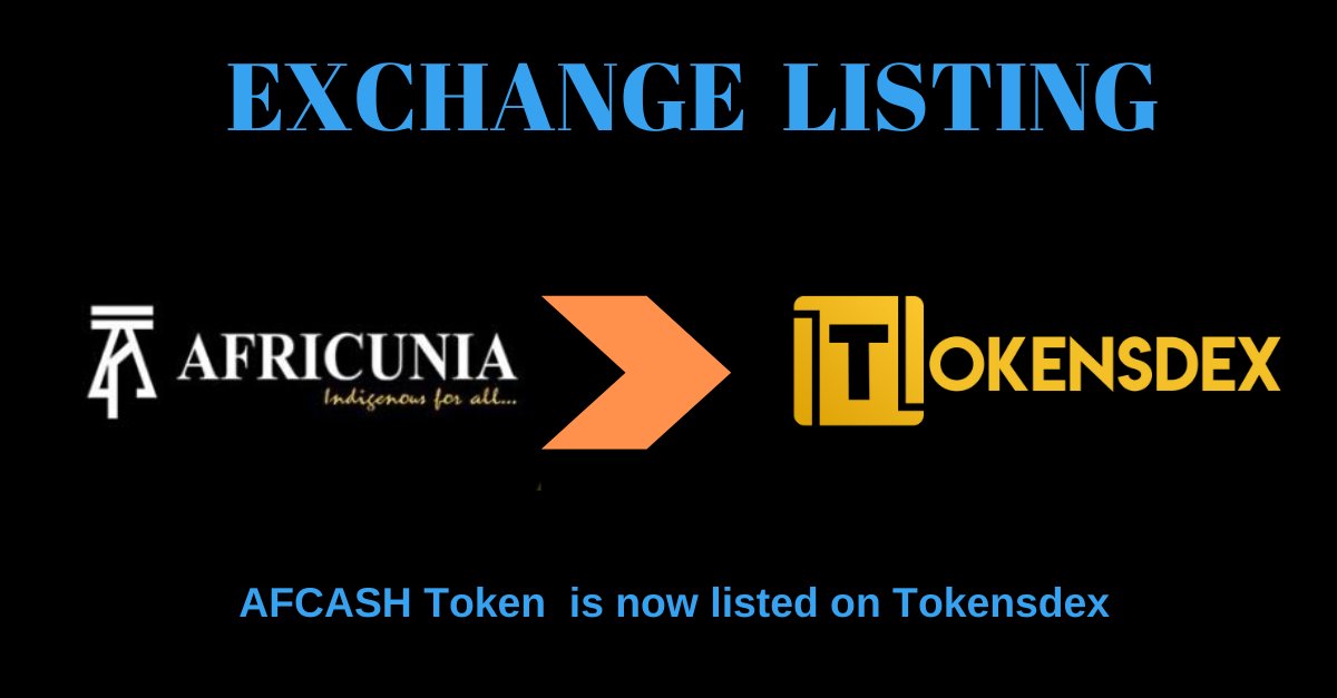 tokensdex's tweet photo. Token Listing Announcement 
AFCASH Token  (#AFCASH ) is now listed on https://t.co/nAtbpNOaLg for trading. To know more about the  Token please visit https://t.co/hCDuEgFi3X . Happy Trading. https://t.co/xplQbALcqj
