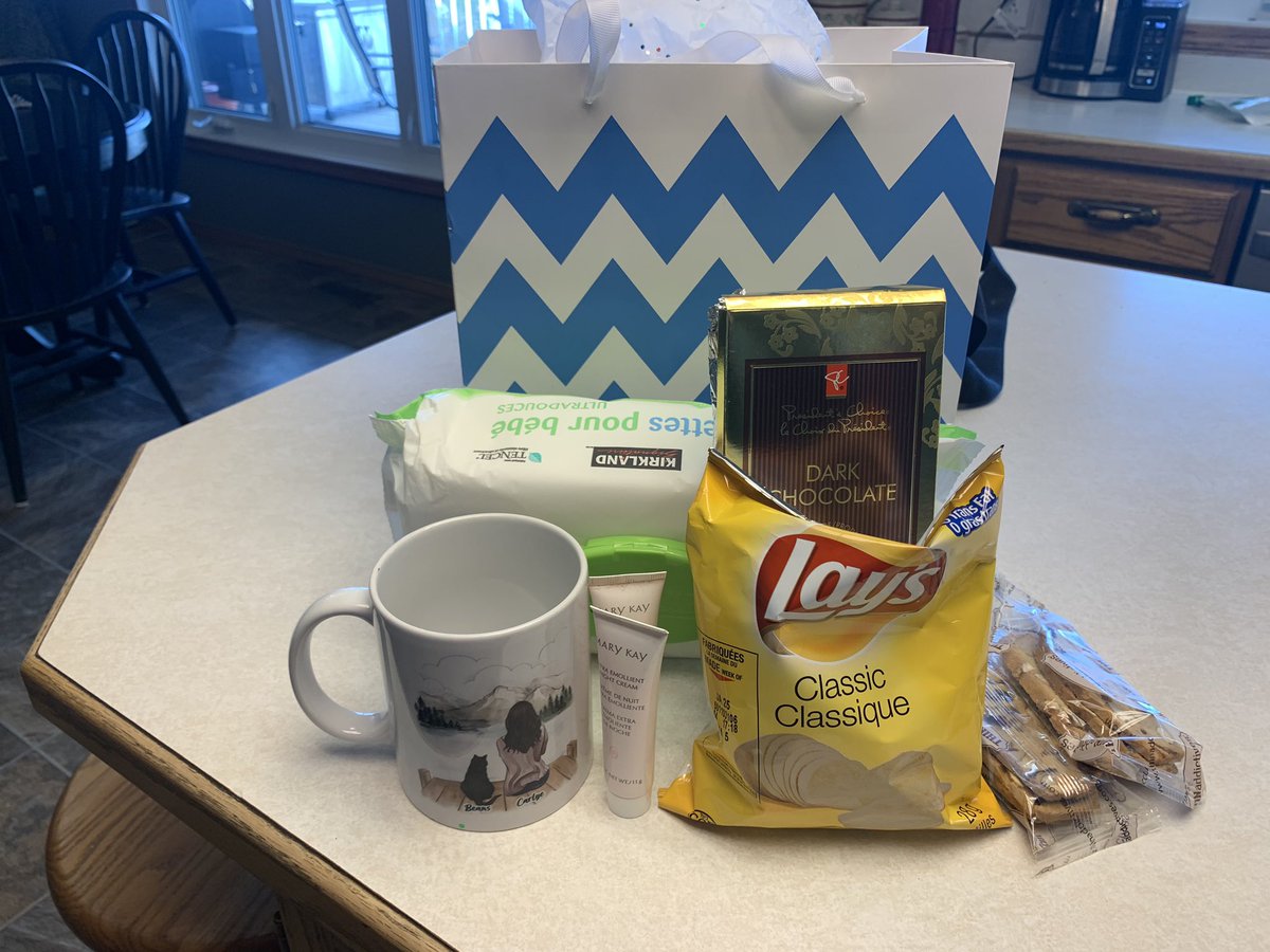 Got my very own covid care pack given to me from a awesome friend/farmer. Snack, sanitizer wipes &amp; hand lotion for my truck as I head out on the road for Chen rep adventures. Feeling the love!!