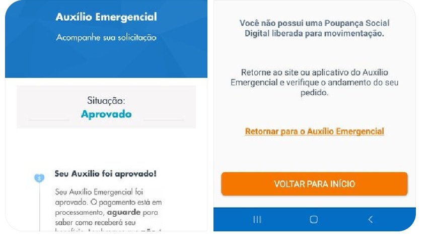 LSGama5's tweet photo. #CaixaTemNAOFUNCIONA
#auxiloemergencial
#tempressaquemtemfome
 Além de passar dias,  alguns em semanas para ser aprovado, nos deparamos com a situação ( você não possui poupança digital).... 
Blz conseguiu entrar no CAIXA TEM,  mais o site da erro!!!!!  
 TODOS PRECISAM POR FAVOR https://t.co/iR5a5MHEiJ