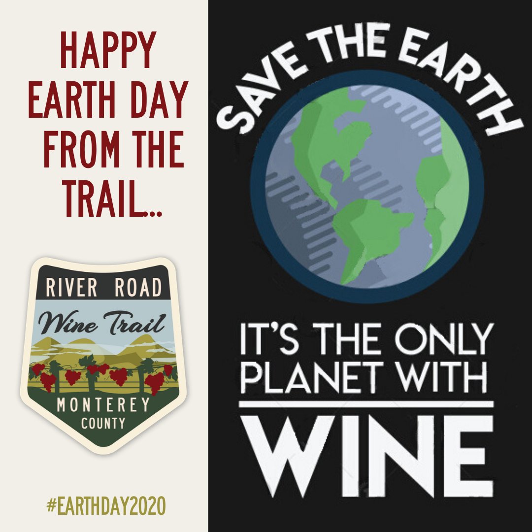 River Road Wines (@riverroadwines) on Twitter photo Happy #EarthDay! Help us save water..one bottle of wine at a time! 🌍🍷
#riverroadwinetrail <a href="/ManzoniVineyard/">Manzoni Vineyards</a> <a href="/OdonataWines/">Odonata Wines</a> @PessagnoWine@PumaRoad <a href="/hahnwines/">Hahn Wines</a> <a href="/SchiedWine/">Scheid Wine</a> <a href="/ChaloneVineyard/">Chalone Vineyard</a> Happy #EarthDay! Help us save water..one bottle of wine at a time! 🌍🍷
#riverroadwinetrail <a href="/ManzoniVineyard/">Manzoni Vineyards</a> <a href="/OdonataWines/">Odonata Wines</a> @PessagnoWine@PumaRoad <a href="/hahnwines/">Hahn Wines</a> <a href="/SchiedWine/">Scheid Wine</a> <a href="/ChaloneVineyard/">Chalone Vineyard</a>