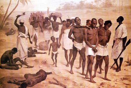 Traite intra-africaine Et oui, les noirs aussi se vendaient entre eux, bien avant l’arrivée des Arabes et des Européens ( 14 millions d’esclaves noirs au total )