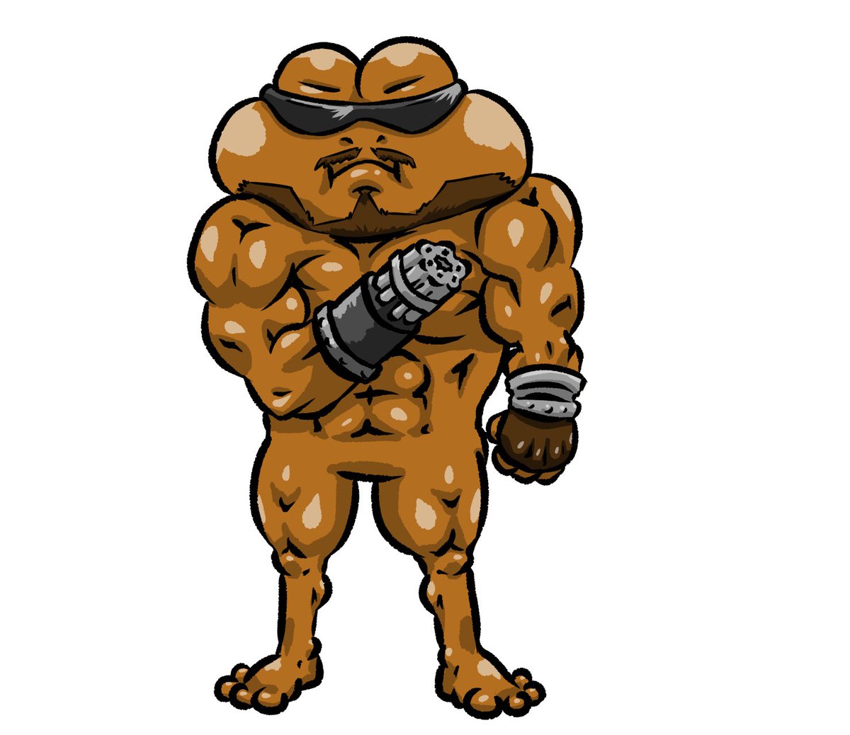 Twitter पर とっしー先輩 バレットカエル 落書き 일러스트 Graffiti イラスト Illustration Illustrator ムキムキ マッチョ Macho Muscle かえる カエル 蛙 Frog 개구리 動物画 バレット ファイナルファンタジー Finalfantasy Finalfantasy7