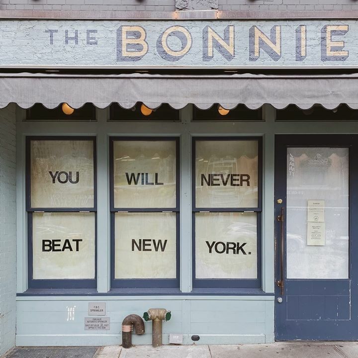 It might not be a #NYCThroughMyWindow view in the strictest sense, but we thought you'd appreciate the sentiment here. Stay safe, stay healthy, #stayhome. (This is The Bonnie in Astoria, Queens.) 📷: newyorkloveny/IG