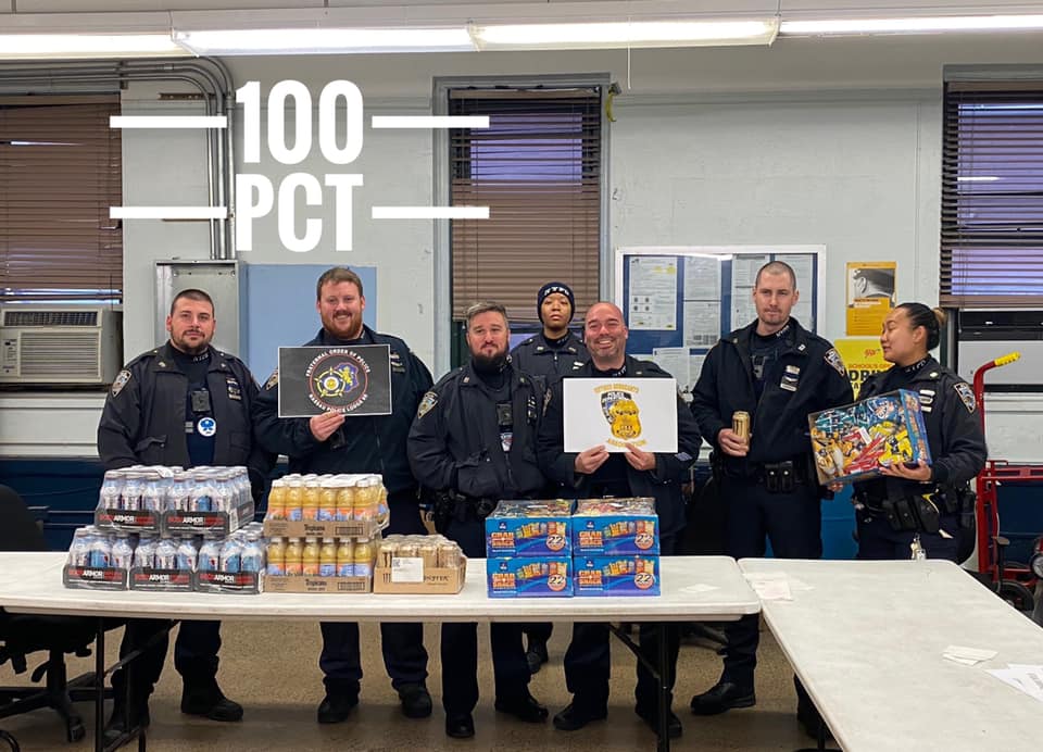 WTCLawyers's tweet photo. We joined the Retired Sergeants Association of the NYC Police Dept &amp; the NYS Fraternal Order of Police Lodge 69 to deliver 600 cases of snacks and energy drinks (donated by BodyArmor) and orange juice (donated by Tropicana) to hospitals &amp; NYPD precincts. More deliveries to come. https://t.co/Z6Emd7ZwtO