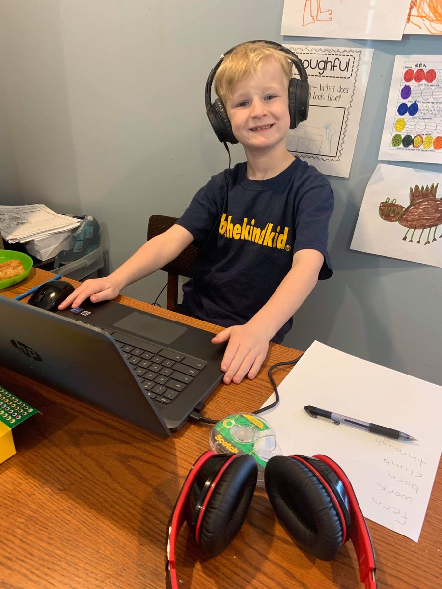 MarsAreaSD's tweet photo. ๐๐ Great job to Mars Area Primary Center 1st. grader, Finn Watenpool! He decided to #bethekindkid by wearing his #wearitwednesday gear during OCI today! #greatthingstodo #togetherapart @JAMbethekindkid https://t.co/vw6WsbnJQk