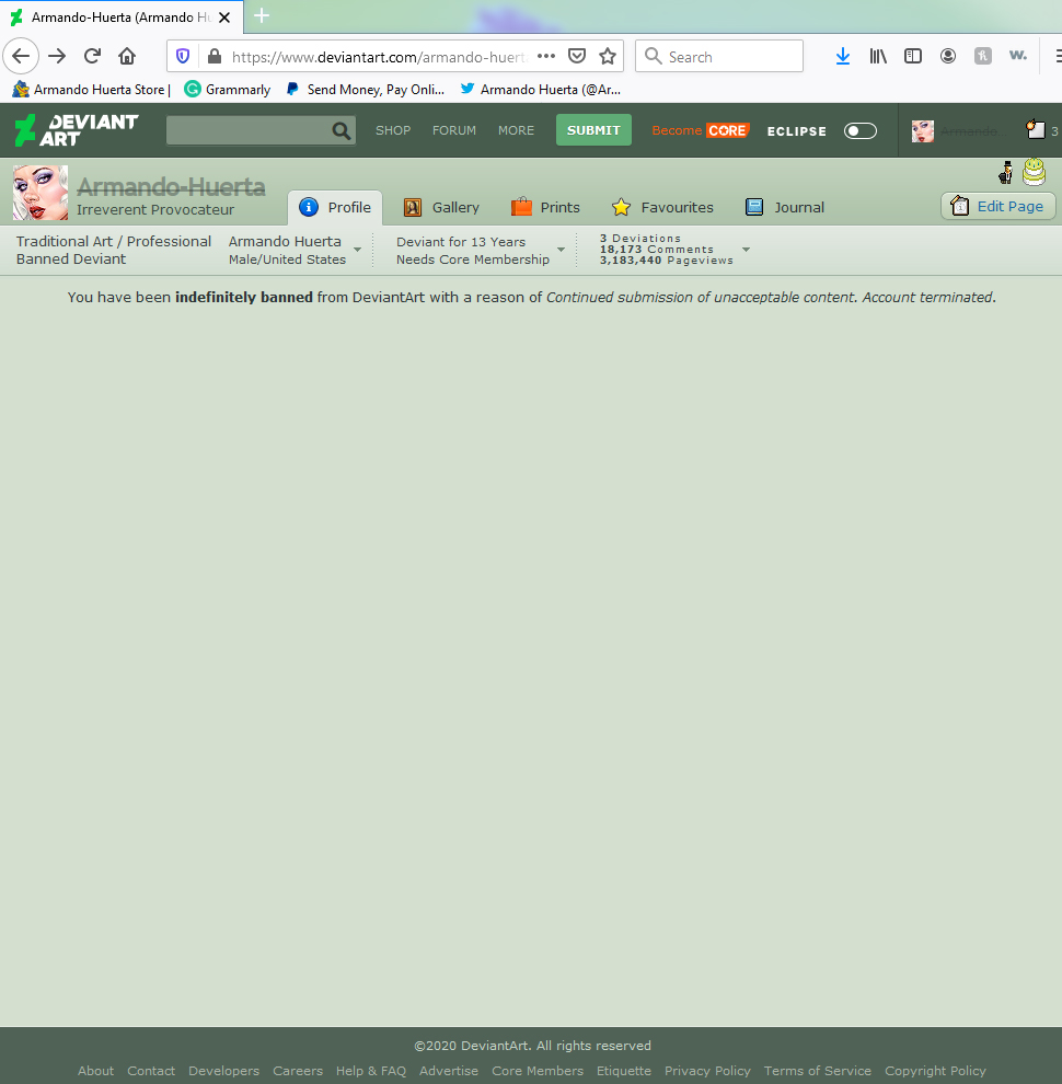 So I can't post on FB for the next 3 days because this is racist: