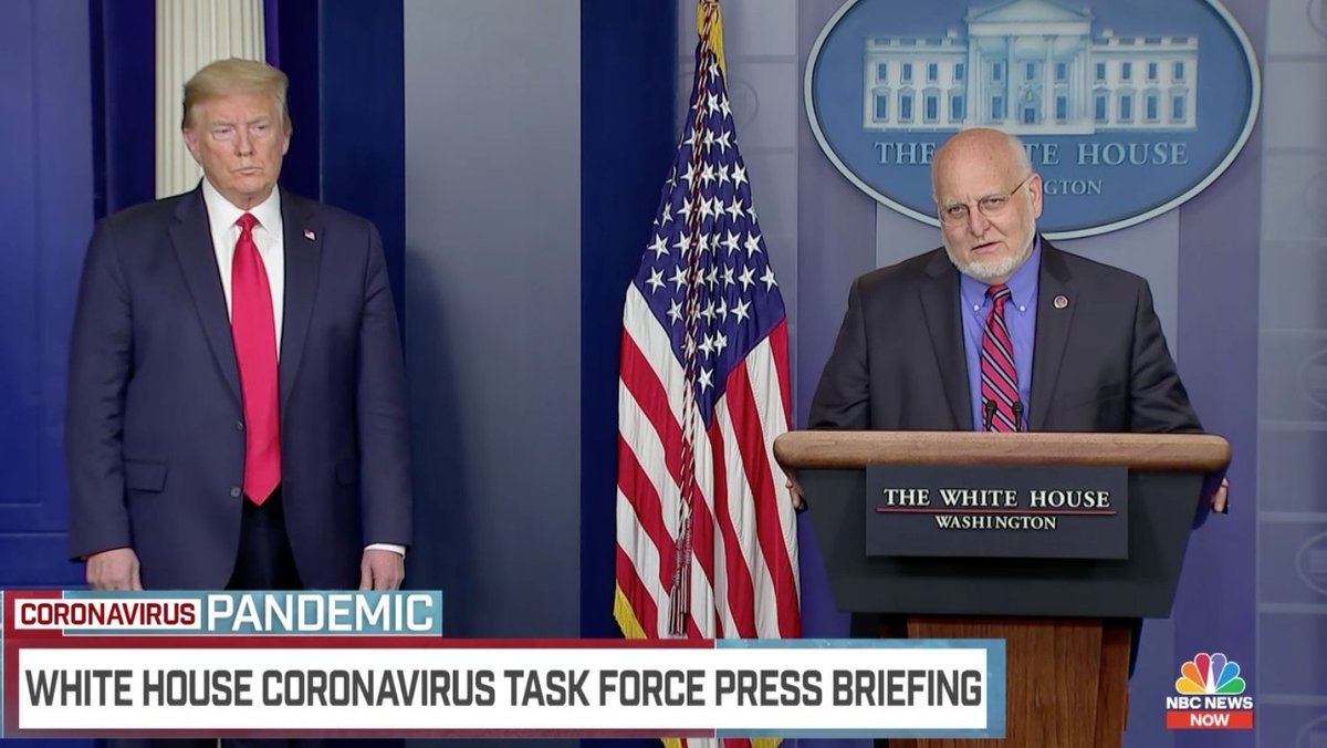 Trump CANNOT STAND any reporting from the news media that strays from his preferred narrative. He forces the CDC Director to disavow his interview with the Washington Post.